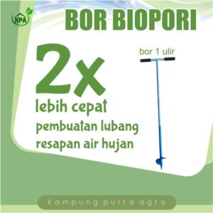 BOR BIOPORI SPIRAL 4'' - Alat Pembuat Lubang Resapan