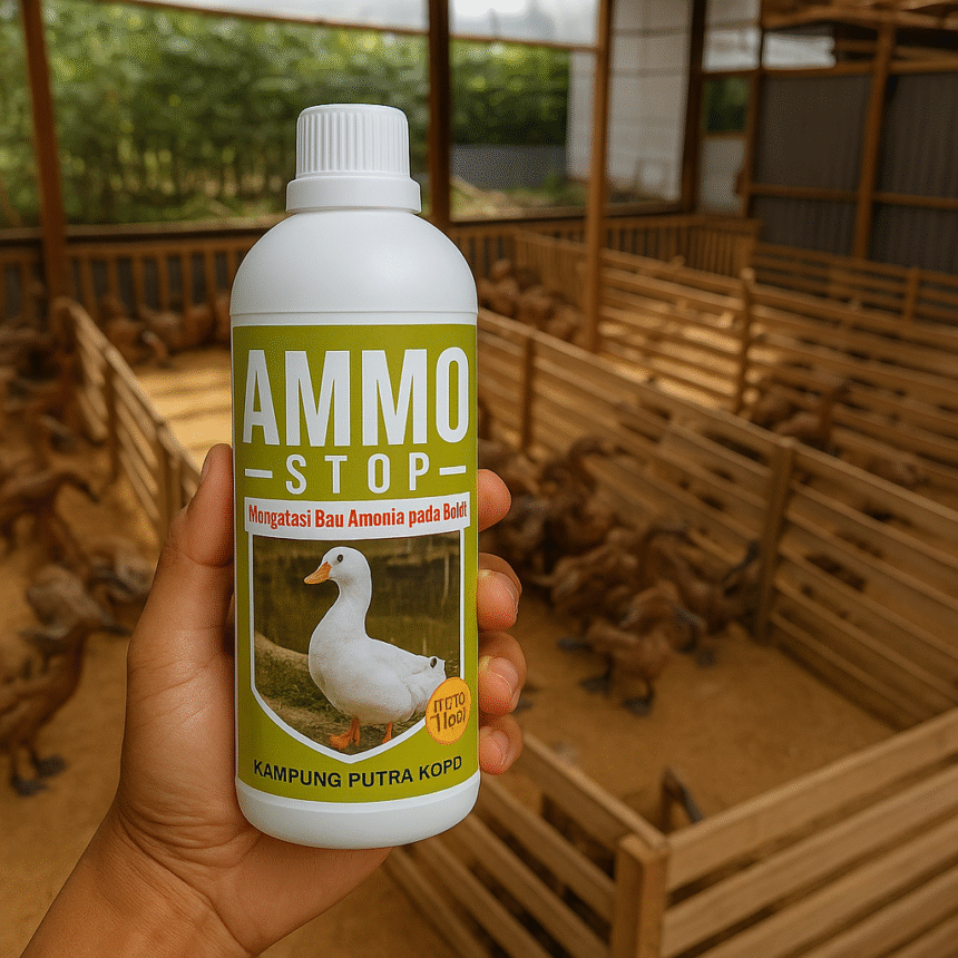 Ternyata Pakai Ammo Stop — Kandang Bebek Bersih, Tidak Bau, Sekam Juga Kering