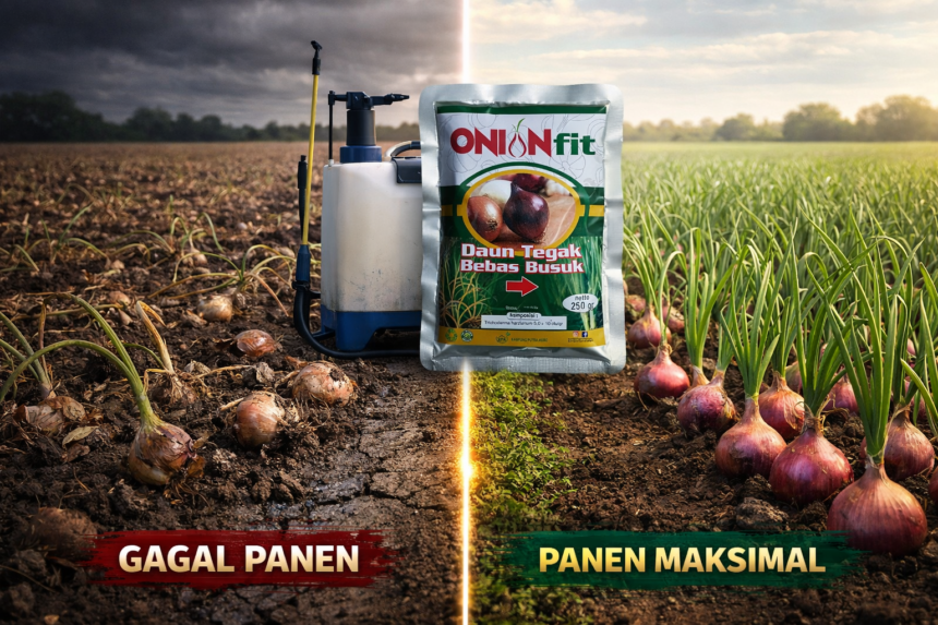 Rahasia Daun Bawang Merah Tegak dan Tidak Mudah Busuk Secara Alami