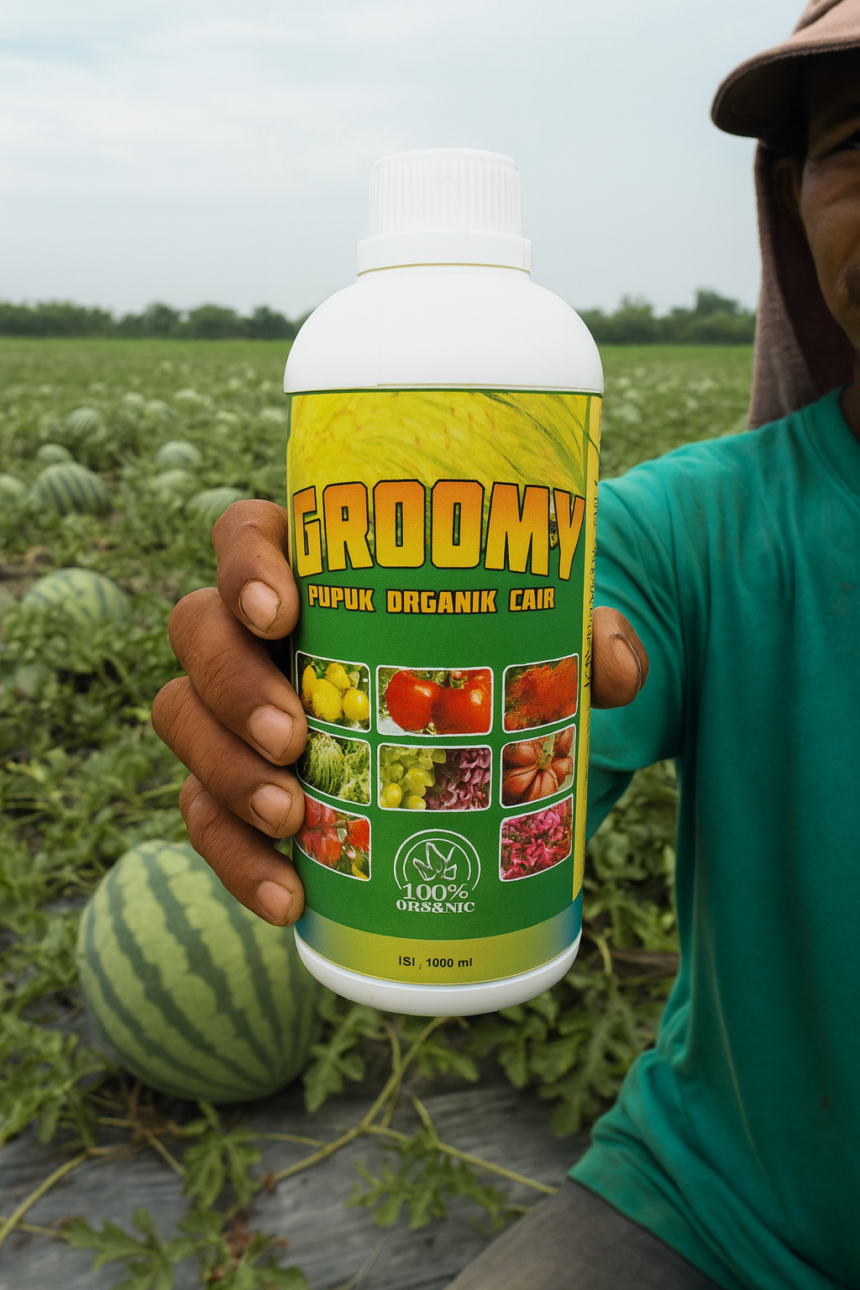 Petani Semangka Wajib Coba! GROOMY Bikin Buah Lebih Banyak & Berat!