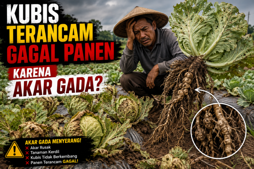 Kubis Terancam GAGAL PANEN karena Akar Gada? Ini Panduan Lengkap dan Solusi Alami Berbasis Trichoderma