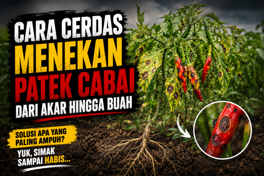 Cara Cerdas Menekan Patek Cabai dari Akar hingga Buah