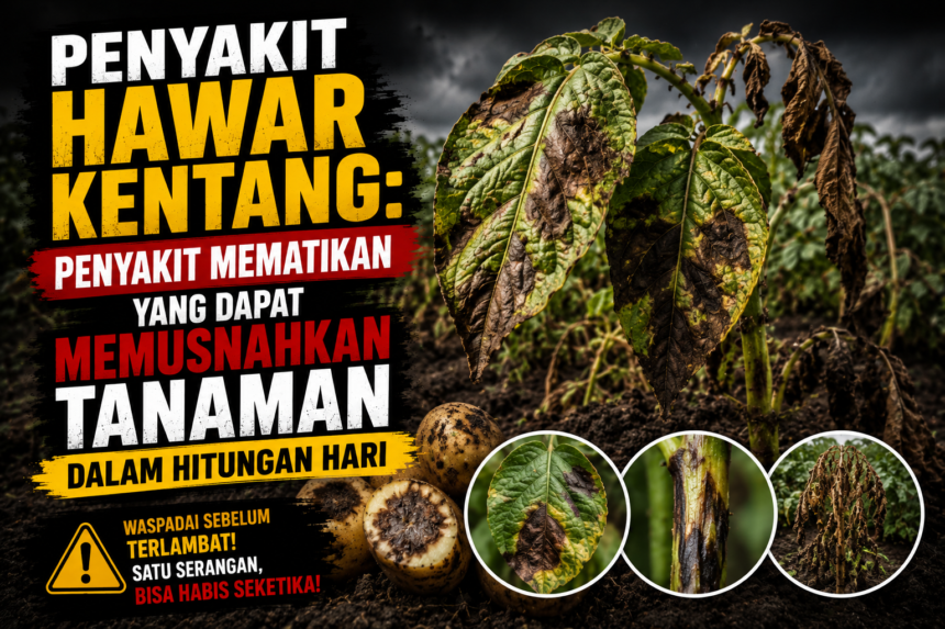 Penyakit Hawar Kentang: Penyakit Mematikan yang Dapat Memusnahkan Tanaman dalam Hitungan Hari