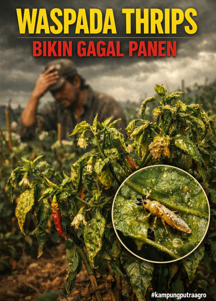 Thrips, Hama Kecil Penyebab Kerugian Besar pada Tanaman Cabai
