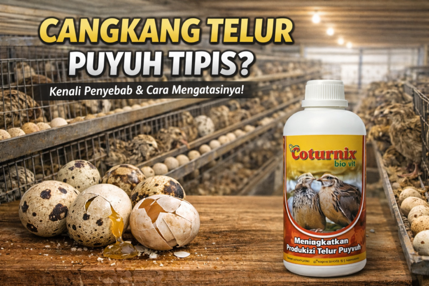 Cangkang Telur Puyuh Tipis? Kenali Penyebab dan Cara Mengatasinya Agar Produksi Tetap Optimal
