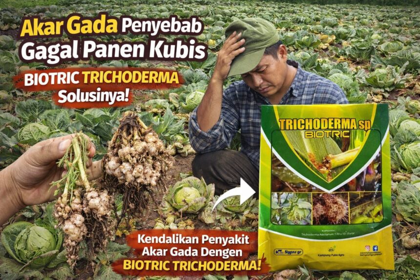 Kubis Terancam GAGAL PANEN karena Akar Gada? Ini Panduan Lengkap dan Solusi Alami Berbasis Trichoderma