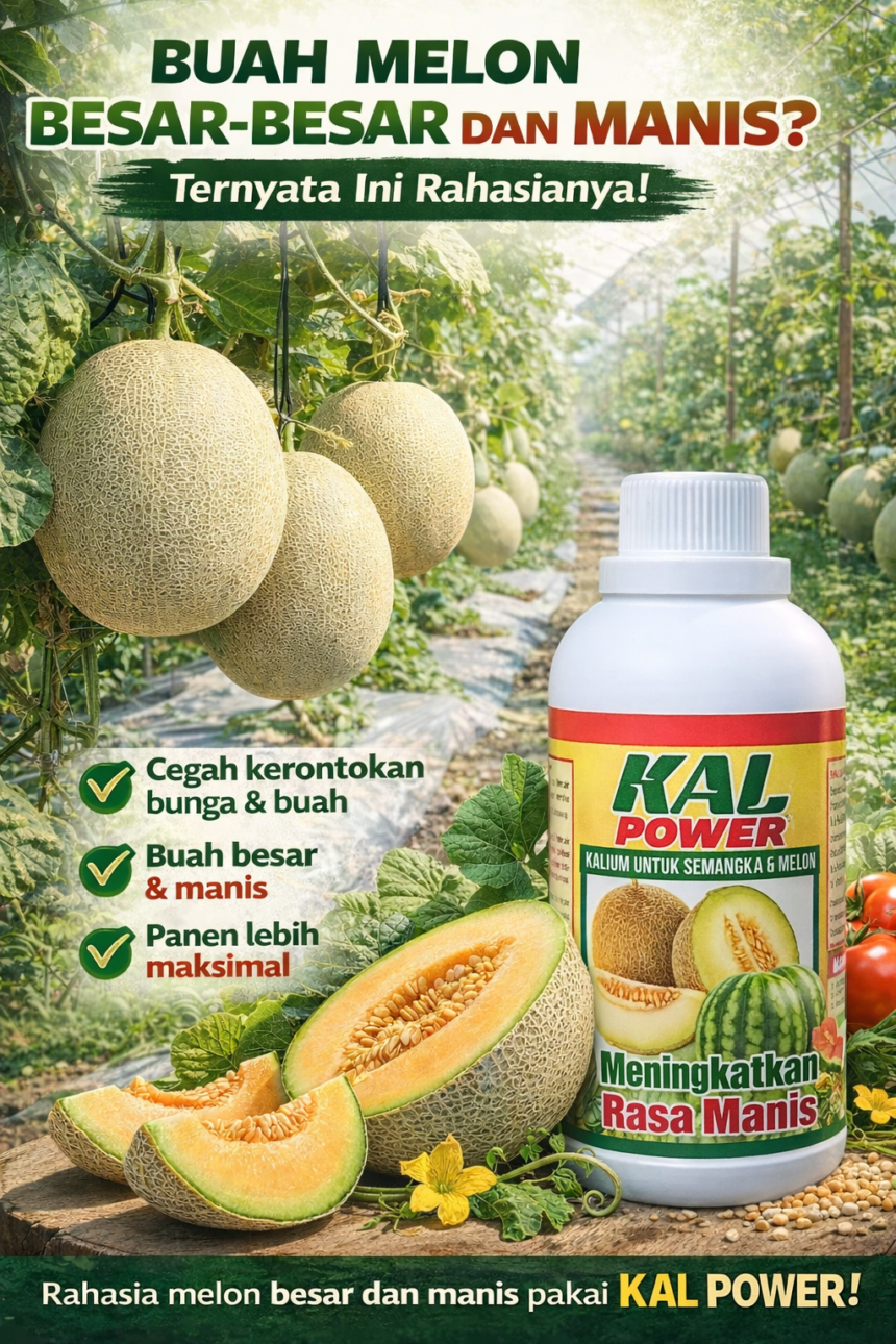 🍈 Buah Melon Besar-Besar dan Manis? Ternyata Ini Rahasianya!