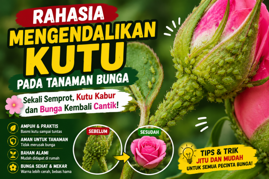 Kutu pada Tanaman Bunga: Hama Kecil yang Bisa Merusak Keindahan