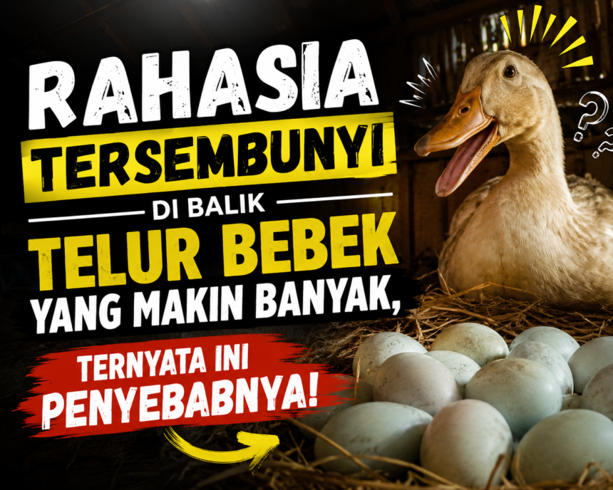 Rahasia Tersembunyi di Balik Telur Bebek yang Makin Banyak, Ternyata Ini Penyebabnya!