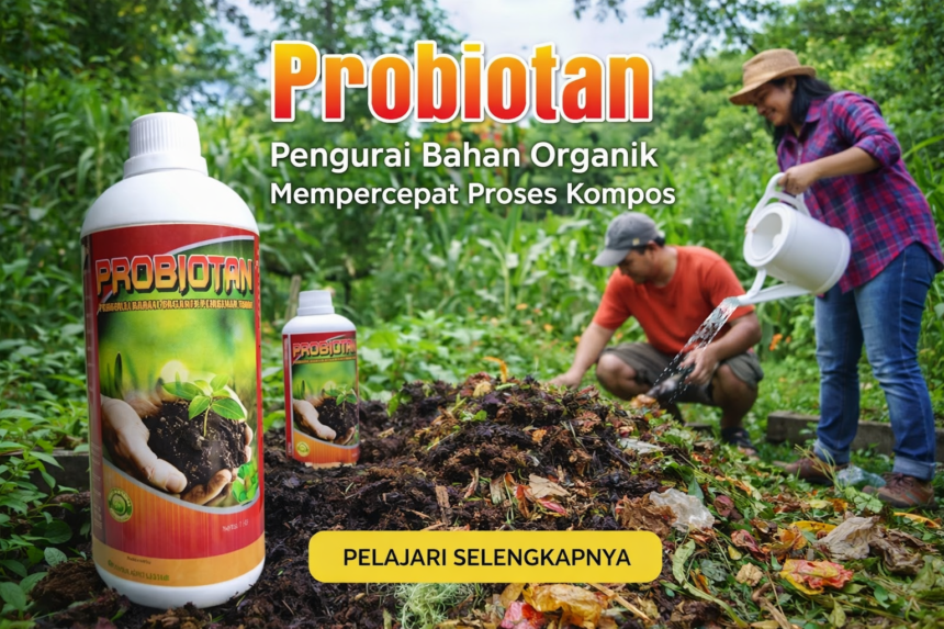 Pengurai Sampah Organik & Bio Aktivator Tanah untuk Kompos Cepat dan Tanah Lebih Subur